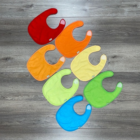 Green Sprouts Bibs 7 Velcro Terrycloth Teething Bibs - Picture 11 of 14